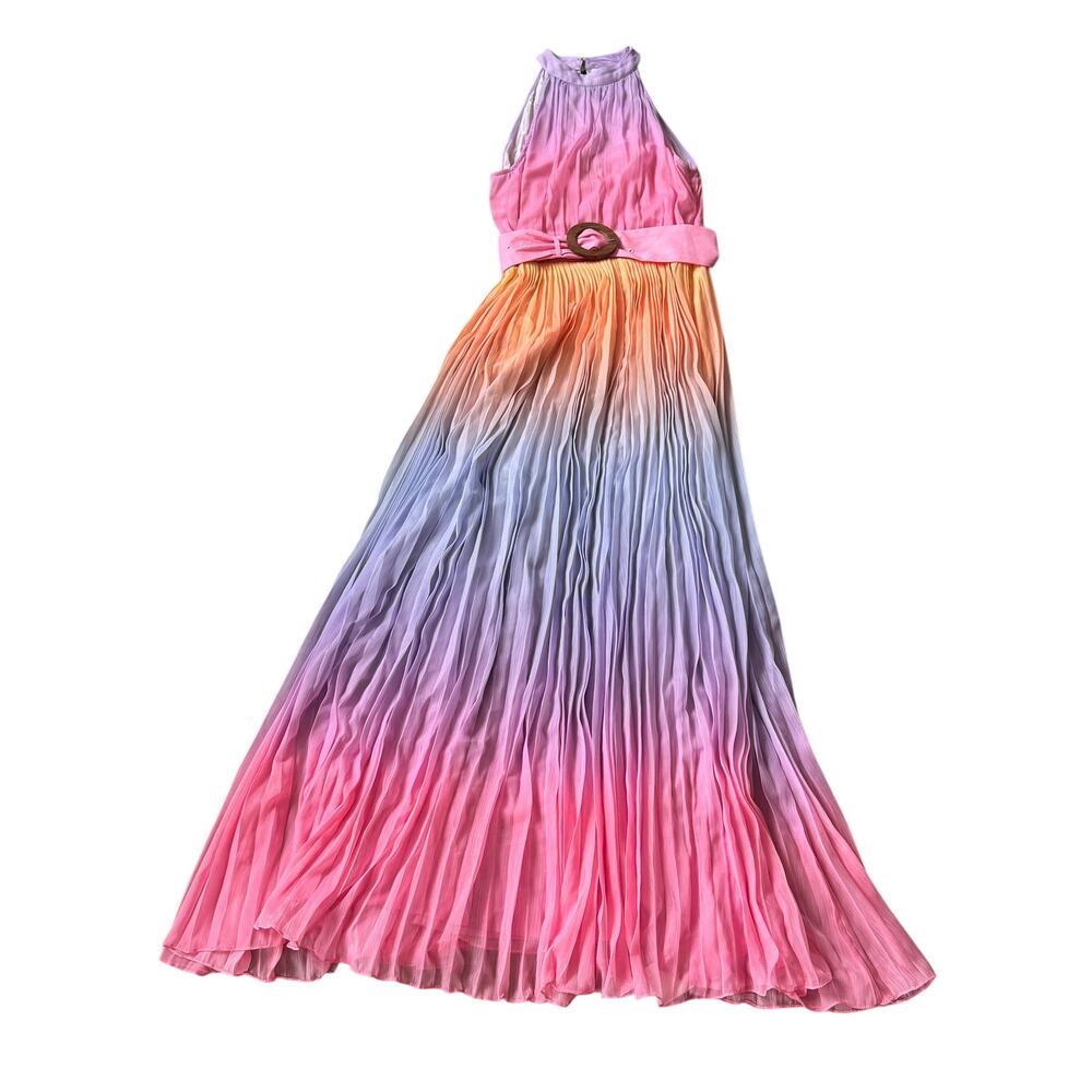 NEW Rococo Sand Ombre Halter Maxi Dress - Picture 3 of 12